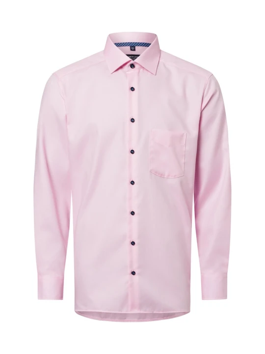 Zdjęcie produktu Andrew James koszula biznesowa - non-iron Mężczyźni Regular Fit Bawełna różowy