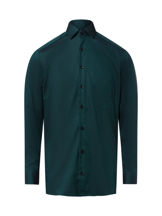 Zdjęcie produktu Andrew James koszula biznesowa - non-iron Mężczyźni Regular Fit Bawełna zielony
