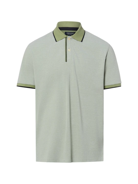 Zdjęcie produktu Andrew James koszulka polo Mężczyźni Bawełna zielony