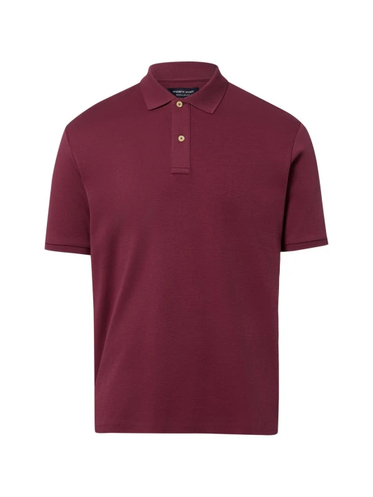 Zdjęcie produktu Andrew James koszulka polo Mężczyźni Bawełna czerwony