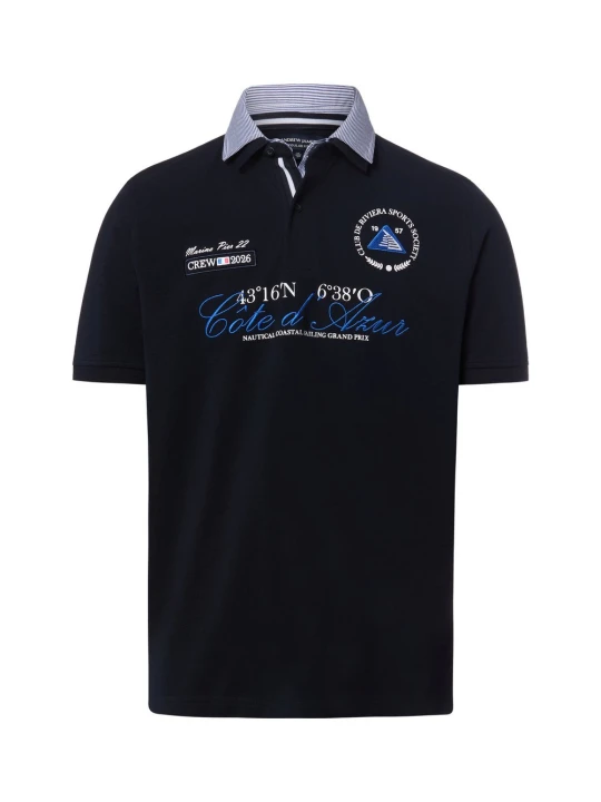 Zdjęcie produktu Andrew James koszulka polo Mężczyźni Bawełna niebieski