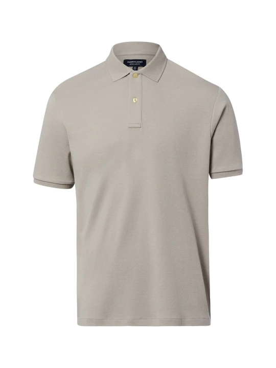 Zdjęcie produktu Andrew James koszulka polo Mężczyźni Bawełna szary