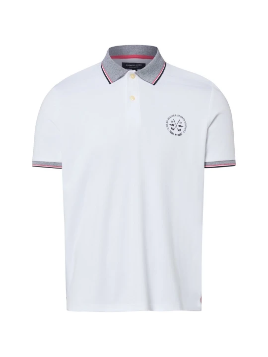 Zdjęcie produktu Andrew James koszulka polo Mężczyźni biały
