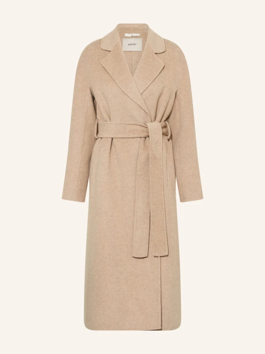Zdjęcie produktu Anfiny Płaszcz Wełniany Grace beige