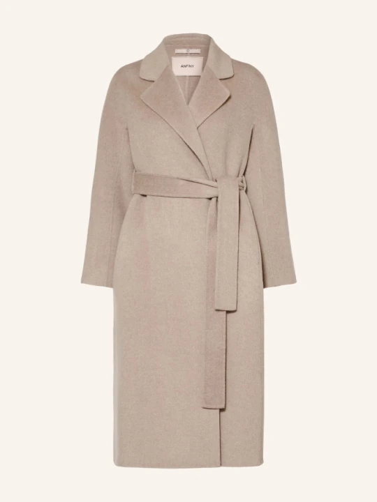 Zdjęcie produktu Anfiny Płaszcz Wełniany Grace beige