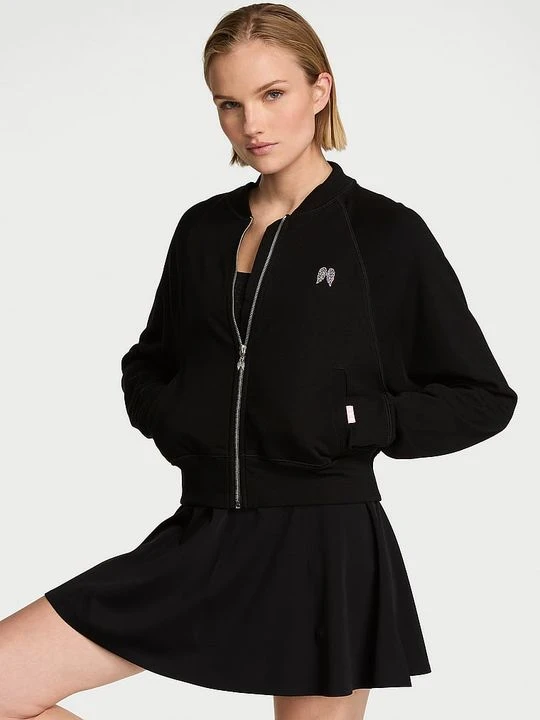 Zdjęcie produktu Angel Essentials Kurtka bomberka Off-Duty Victoria's Secret Czarny