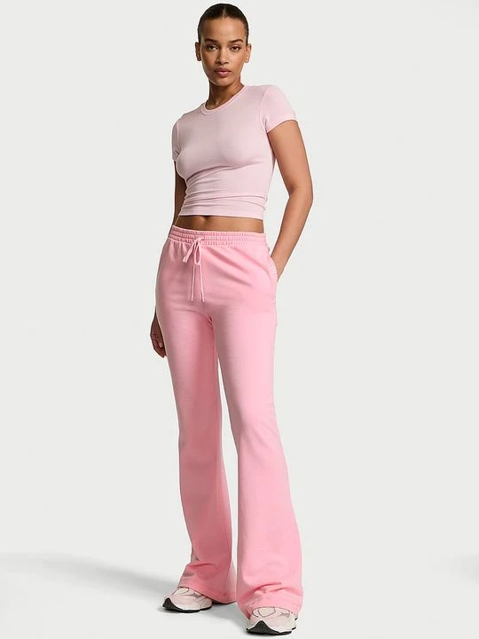 Zdjęcie produktu Angel Essentials Spodnie bawełniane dresowe Favorite Terry Victoria's Secret Różowy
