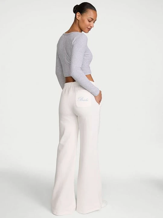 Zdjęcie produktu Angel Essentials Spodnie dresowe bawełniane dla Panny Młodej Iconic Bride Victoria's Secret Biały