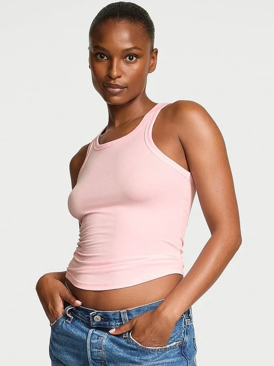 Zdjęcie produktu Angel Essentials Top z modalu VS Iconic Victoria's Secret Różowy