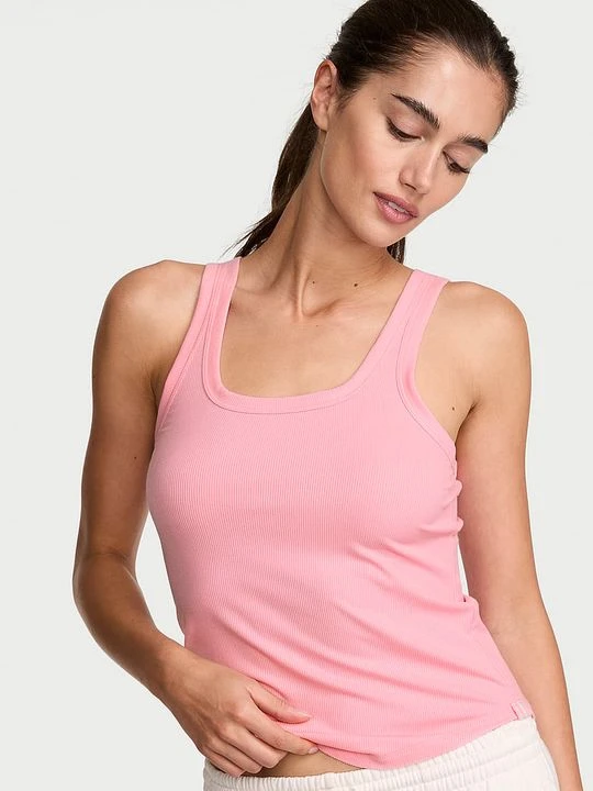 Zdjęcie produktu Angel Essentials Top z modalu VS Iconic Victoria's Secret Różowy