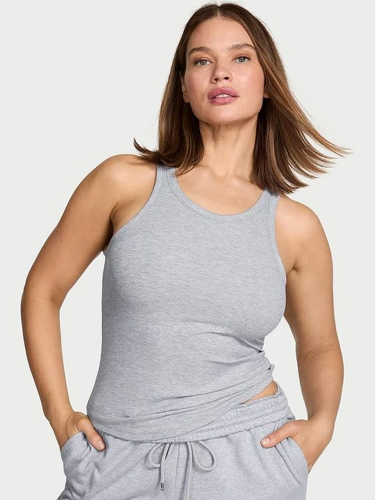 Zdjęcie produktu Angel Essentials Top z modalu VS Iconic Victoria's Secret Szary