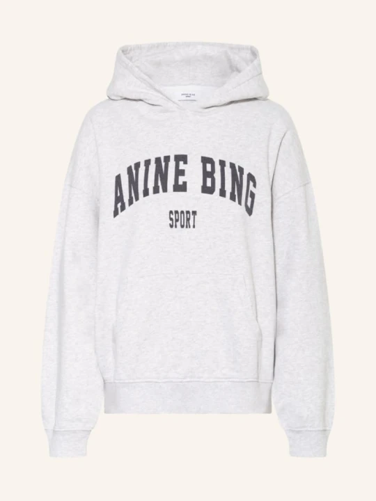 Zdjęcie produktu Anine Bing Bluza Z Kapturem Harvey grau JASNOCZARY