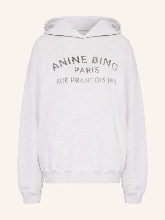 Zdjęcie produktu Anine Bing Bluza Z Kapturem Harvey grau JASNOCZARY