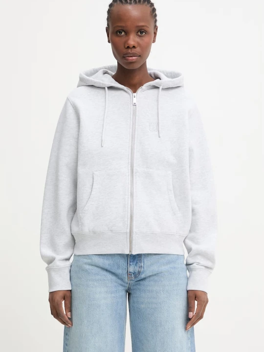 Zdjęcie produktu Anine Bing CASPER ZIP UP BING bluza rozpinana z kapturem bawełniana damska