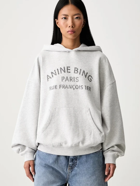 Zdjęcie produktu Anine Bing HARVEY bluza z kapturem bawełniana damska