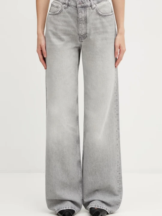 Zdjęcie produktu Anine Bing HUGH JEAN - OYSTER GREY jeansy relaxed fit damskie