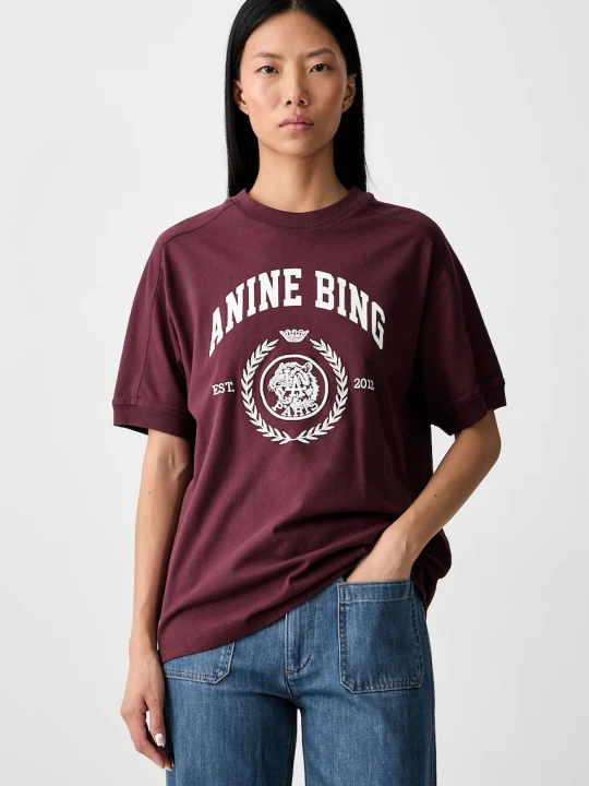 Zdjęcie produktu Anine Bing JAYLIN T-shirt bawełniany damski