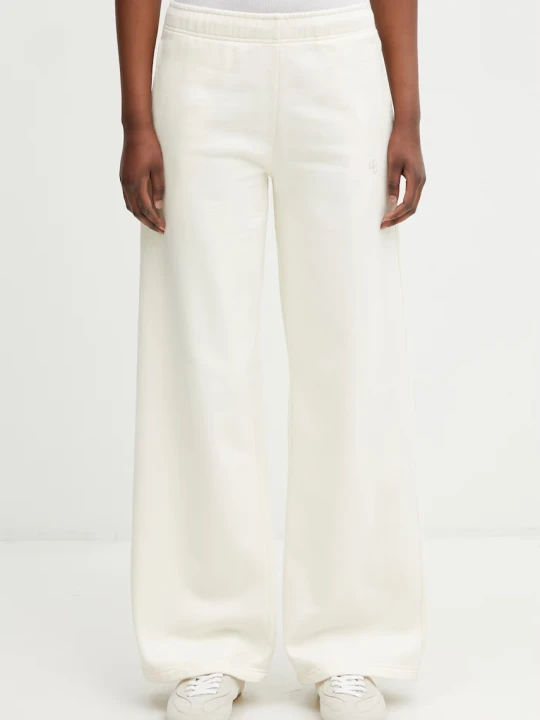 Zdjęcie produktu Anine Bing KACEY SWEATPANT MONOGRAM - CREAM spodnie dresowe bawełniane damskie