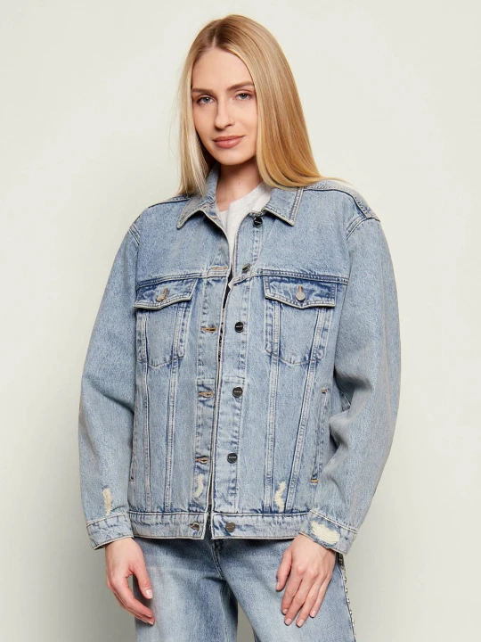 Zdjęcie produktu Anine Bing Kurtka jeansowa RORY | Oversize fit błękitny