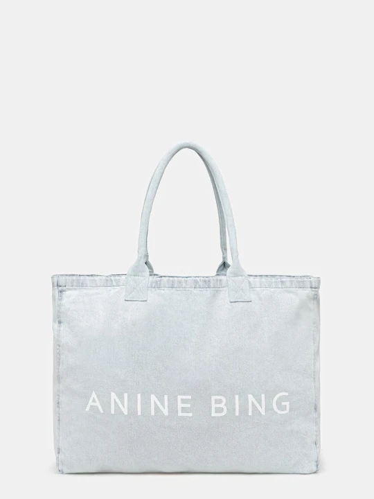 Zdjęcie produktu Anine Bing LEO DENIM TOTE - LUCID BLUE torebka damska jeansowa