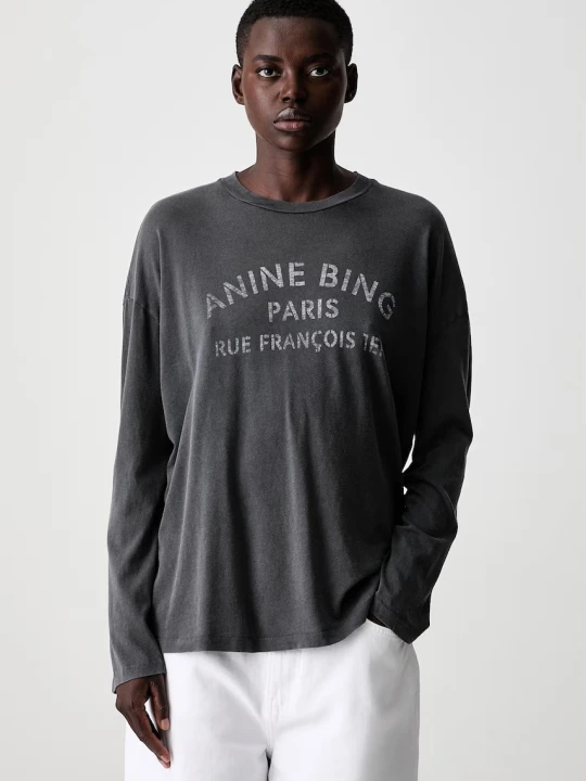 Zdjęcie produktu Anine Bing longsleeve damski bawełniany IVAN