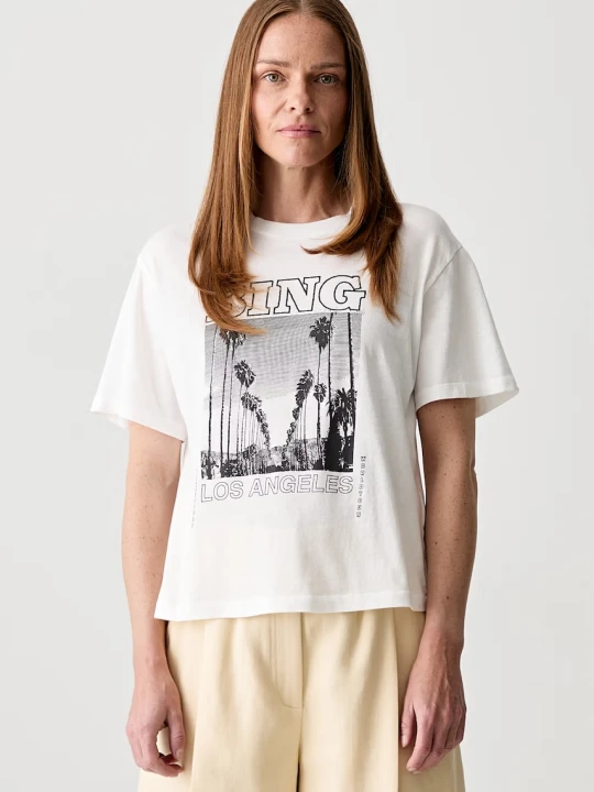 Zdjęcie produktu Anine Bing Louis t-shirt bawełniany damski