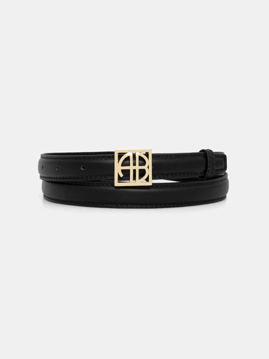 Zdjęcie produktu Anine Bing MONOGRAM pasek skórzany damski