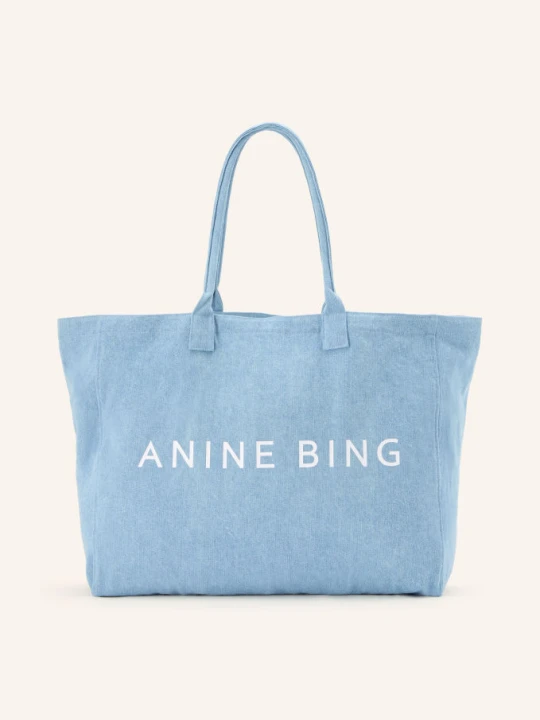 Zdjęcie produktu Anine Bing Shopperka Leo Canvas blau JASNONIEBIESKI