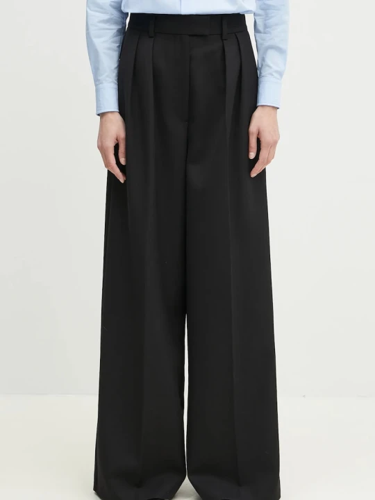 Zdjęcie produktu Anine Bing Lou Trouser spodnie z dodatkiem wełny damskie