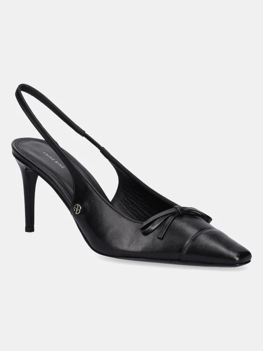 Zdjęcie produktu Anine Bing szpilki skórzane Freya Slingbacks