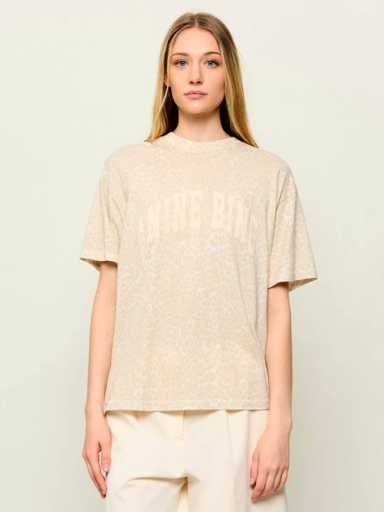 Zdjęcie produktu Anine Bing T-shirt Cade | Relaxed fit beżowy