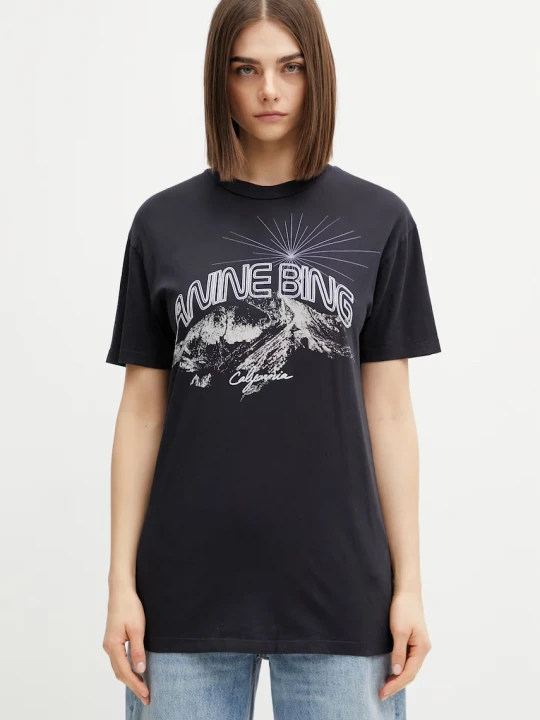 Zdjęcie produktu Anine Bing Walker California t-shirt bawełniany damski