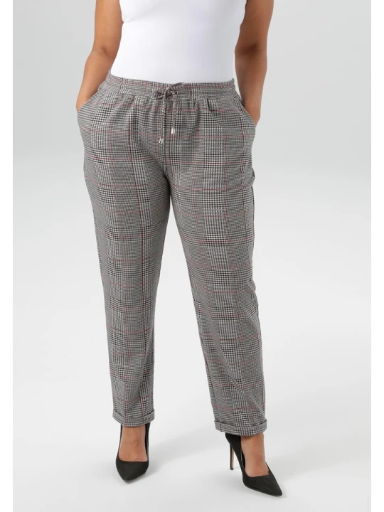 Zdjęcie produktu Aniston Spodnie chino w kolorze czarno-białym rozmiar: 50