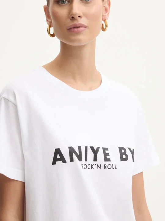 Zdjęcie produktu Aniye By t-shirt bawełniany biały