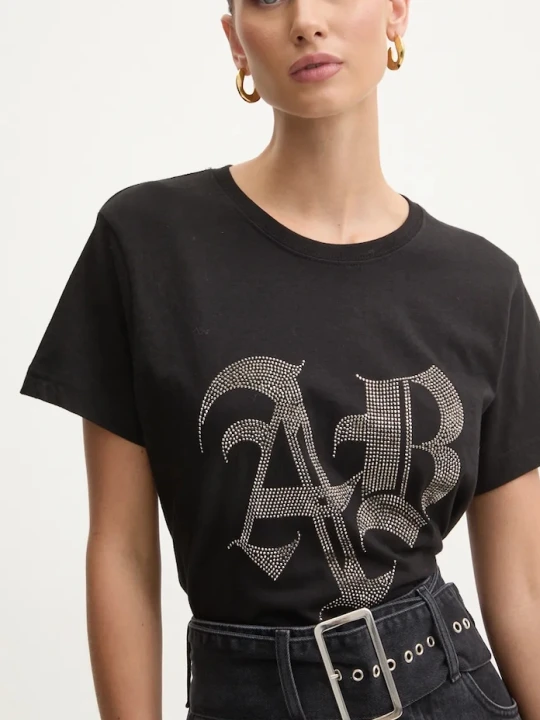 Zdjęcie produktu Aniye By t-shirt bawełniany czarny