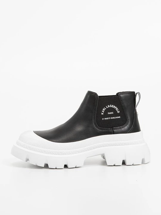 Zdjęcie produktu Botki do kostki KARL LAGERFELD biały