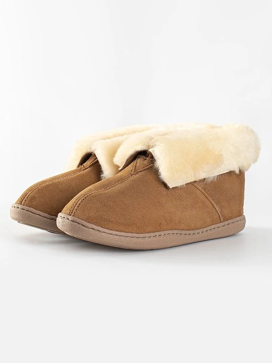 Zdjęcie produktu Botki do kostki Minnetonka jasny brąz
