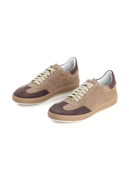 Zdjęcie produktu Anna Morellini Skórzane sneakersy "Irafia" w kolorze brązowym rozmiar: 39