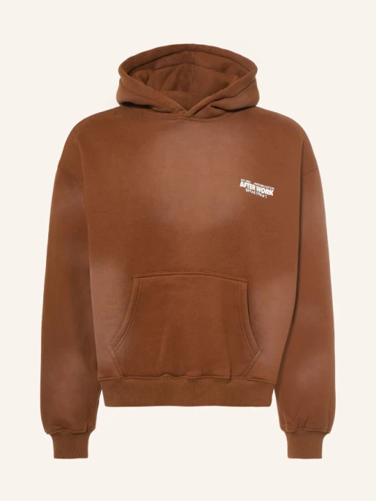 Zdjęcie produktu Another Cotton Lab Bluza Z Kapturem Afterwork braun BRĄZOWY