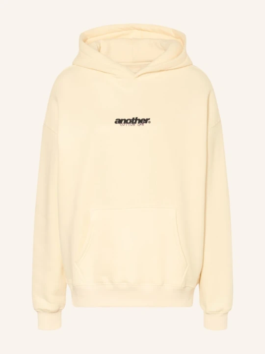 Zdjęcie produktu Another Cotton Lab Bluza Z Kapturem Overpriced Flat Whites weiss KREMOWY