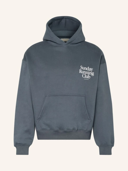 Zdjęcie produktu Another Cotton Lab Bluza Z Kapturem Oversize blau