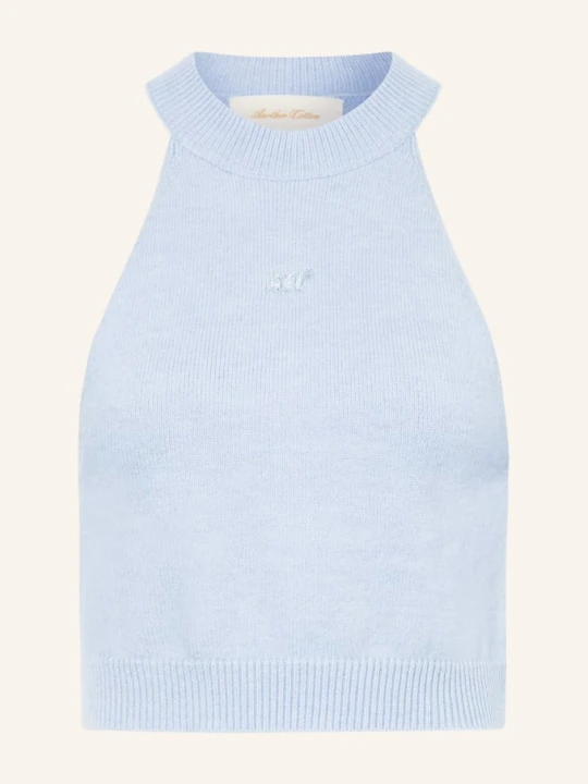 Zdjęcie produktu Another Cotton Lab Dzianinowy Top blau JASNONIEBIESKI