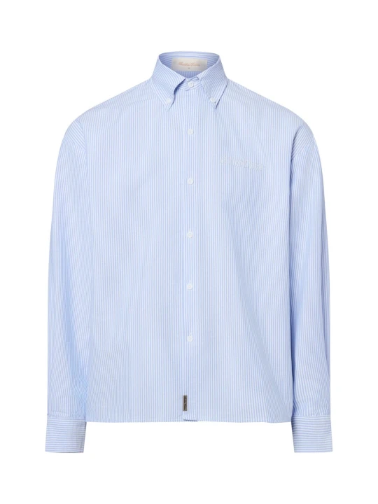 Zdjęcie produktu Another Cotton Lab Koszula - Everyday Oxford Mężczyźni Comfort Fit niebieski | biały