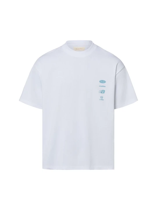 Zdjęcie produktu Another Cotton Lab Koszulka - Summer Story Mężczyźni Bawełna (100%) biały