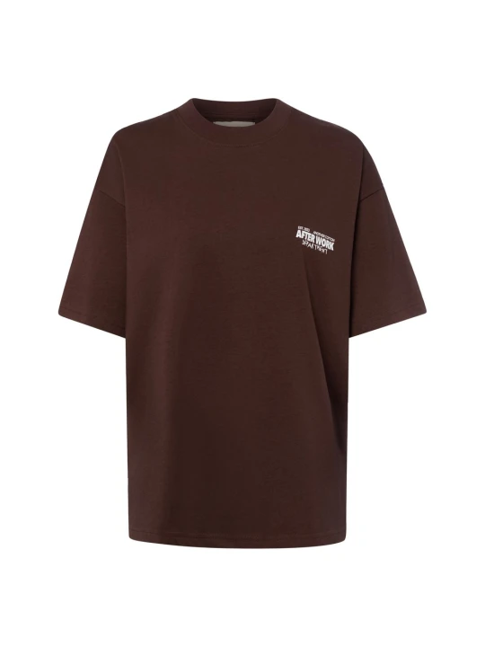 Zdjęcie produktu Another Cotton Lab Koszulka oversize Kobiety Bawełna brązowy