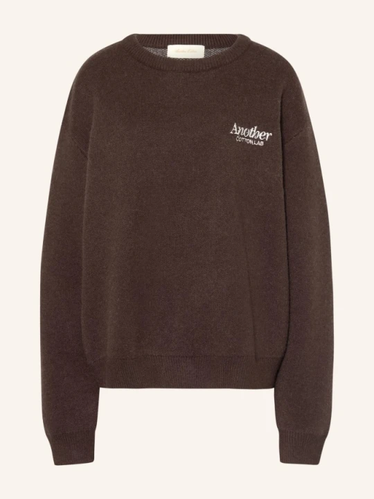 Zdjęcie produktu Another Cotton Lab Sweter Oversize Wine &Amp; Vibe braun CIEMNOBRĄZOWY