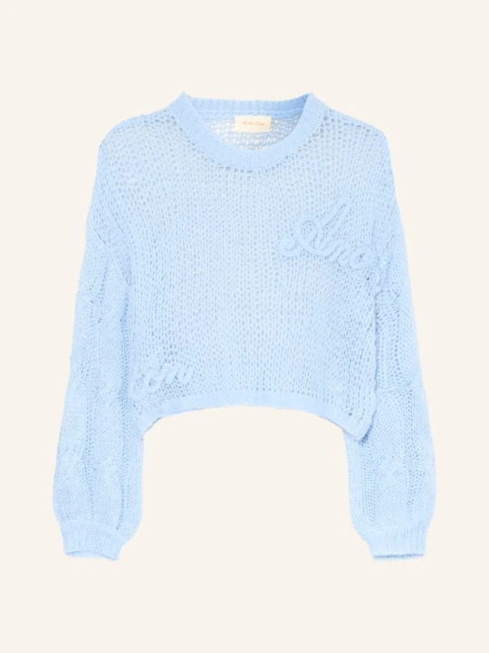Zdjęcie produktu Another Cotton Lab Sweter rosa JASNONIEBIESKI