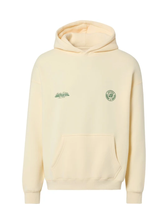 Zdjęcie produktu Another Cotton Lab sweter z kapturem - Sunday Miles Mężczyźni żółty
