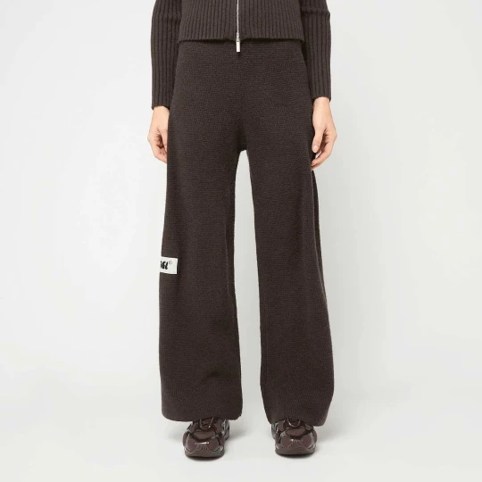 Zdjęcie produktu Another Wide Leg Knit Pant Another Cotton Lab brązowy