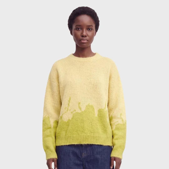 Zdjęcie produktu Another Fluffy Knit Sweater Another Cotton Lab żółty